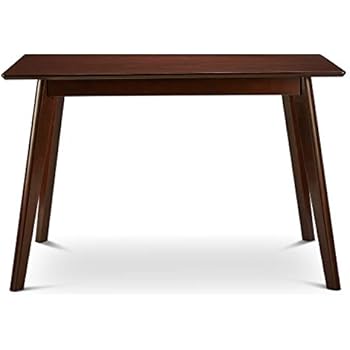Civet Home Modern Dining Table, Espresso