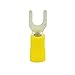 Gardner Bender 10-116 Terminal Spade, 12-10 AWG, Stud Sz 8-10, Yellow (50 pk)