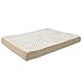 Furhaven Orthopedic Dog Bed for Large/Medium Dogs w/ Removable Washable Cover, For Dogs Up to 55 lbs - Ultra Plush Faux Fur & Suede Mattress - Cream, Large