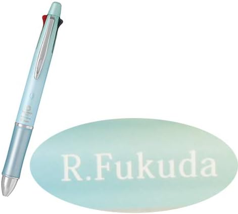 Amazon 名入れ パイロット 多機能ペン ドクターグリップ 4 1 4色ボールペン0 5mm シャープ0 3mm グラデーションソフトブルー Pbkhdf1sef3 Gsl 文房具 オフィス用品 文房具 オフィス用品