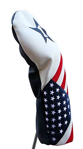 USA Patriot Golf 2016 Vintage Retro Patriotic Driver Headcover Head Cover Fits 460cc Drivers - Thumbnail 7