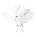 i play. by green sprouts baby-boys Brim Sun Protection Hat | All-day Upf 50+ Sun Protection for Head, Neck, & Eyes,White,9-18 Months primary