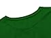 HUHOT Women Short Sleeve Round Neck Summer Casual Flared Midi Dress (Large, Green)