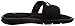 NIKE Women's Ultra Comfort Slide Sandal, Black/White/Black, 7 B(M) US