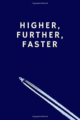 Higher, Further, Faster: Captain Marvel Journal (6 x 9 Lined Notebook, 120 pages) Paperback – April 24, 2019