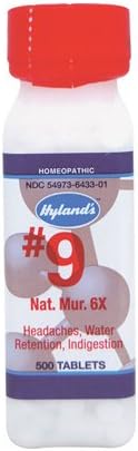Hyland's No.9 Natrum Mur. 6x - 1 g - 500 Tablets