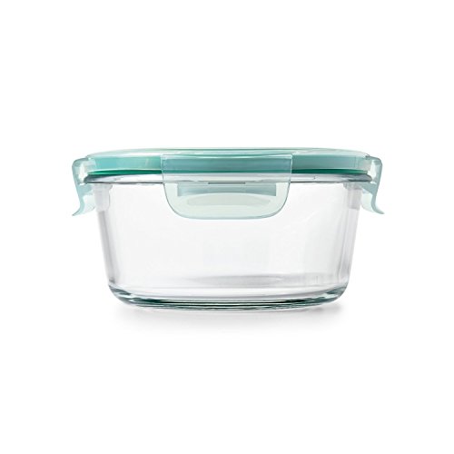 OXO Good Grips 4 Cup Smart Seal Leakproof Glass Round Food Storage Container - //coolthings.us