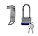 Cornucopia Yeti Compatible Cooler Lock Kit, Complete Set with Bracket, Chain, and Padlock