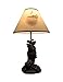 Golf Lovers Tee Time Light Golf Bag Table Lamp with Decorative Beige Shade - 20 Inches High - Stylish Golfing Decor for Bedrooms, Dens and Living Rooms