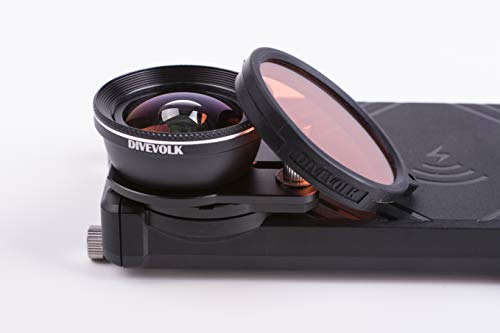 DIVEVOLK SeaTouch 2 PRO Underwater Real Touchscreen Button Free compatiable for iPhone 6/7/8/ Plus/X/XS/XS Max Underwater Housing Professional [80m/262ft] Diving Case Kit Including Wide-Angle Lens - Thumbnail 2