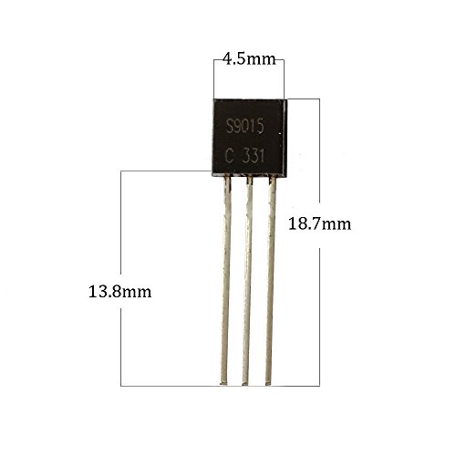 MCIGICM 675-Piece 15 Values 2N2222-S9018 NPN PNP Power General Purpose Transistors Assortment Kit