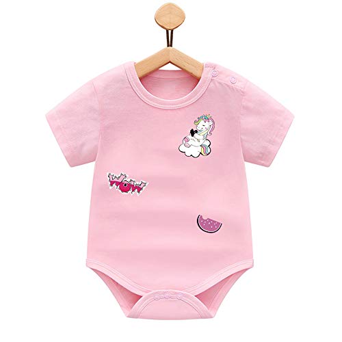 Baby Iron On Patches Unicorn Heat Transfer Stickers with Colorful