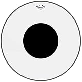 Remo CS Ambassador Transparent Bass Drum Head 22" with Black Dot CS-1322-10 view 2