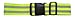 LW (Living Water Reflective Belt Sash Band Elastic Safety Running Jogging Walking Biking Cycling High Visibility (Yellow)