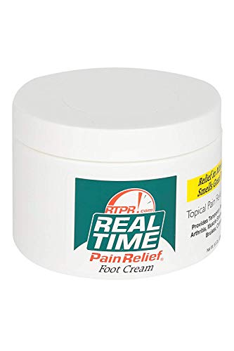 Real Time Pain Relief Foot Cream, 1.4 Ounce Jar