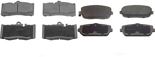 AutoDN Front and Rear 4Pairs Ceramic Disc Brake Pads Set Compatible With LEXUS LS430 2001-2006