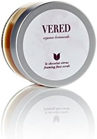 Vered Organic Botanicals LE CHOCOLAT CITRUS FOAMING FACE SCRUB 100% Certified Organic