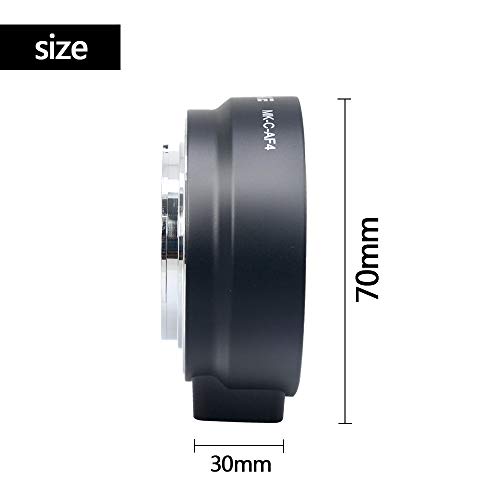 Mcoplus MK-C-AF4 Electronic Auto-focus EOS M Mount Adapter for Canon EF/EF-S D/SLR Lens to Canon EOS M (EF-M Mount) Mirrorless Camera Body,Fit EOS M100 M50 M6 M5 M3 M2 M1