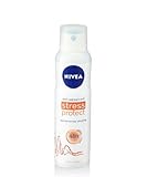 Nivea,Antiperspirants Spray Stress Protect Zinc Complex - 5.07 Ounces (Pack of 3)