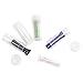 SKDK Reusable Glass Rolling Cigarette Tip Filter for DIY Cigarettes Color Random (5 Pcs, Glass Tips+Brush+Case)