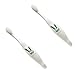 Jack N' Jill Kids Toothbrush - Extra Soft Bristle Toothbrush for Kids, Handle & Packaging Made from Plants (Corn), Ergonomic Handle for Little Hands - Bunny Baby (2 Pack)