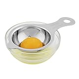 Egg Separator Egg White Yolk Filter Separator 304 Stainless Steel Egg Sieve Kitchen Gadget Cooking