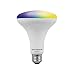 SYLVANIA General Lighting 74988 SMART+ BR30 Full Color LED Bulb, Works with Apple HomeKit and Siri Voice Control, 1 Pack, Adjustable White
