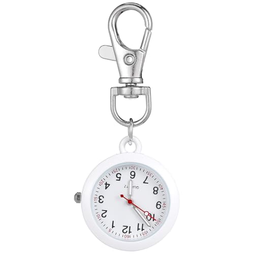 DOITOOL Portable Metal Pocket Watch for Nurses, Clip-on Hanging Nurse Nursing Watch for Medical Professionals