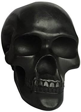 Black Skull Candle