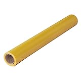 HTV Vinyl Heat Transfer Vinyl Roll 12''×5ft，Iron-on Viny for Cricut, Silhouette & Cameo，Heat Press DIY Design for T-Shirts,Clothing and Other Fabrics. (Yellow, 12in5ft)