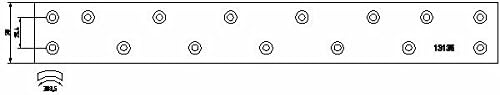 TMD Friction Services 1313501 Brake Lining Kit, drum brake