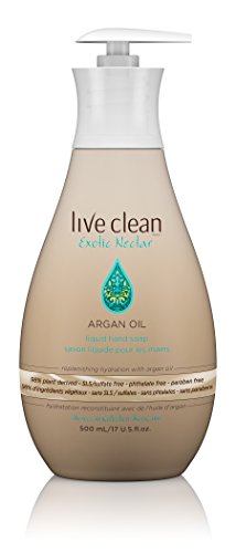 Live Clean Exotic Nectar Argan Oil Liquid Hand Soap, 17 Fluid Ounce