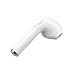 Single Bluetooth Earbud by Fidget Things: White Wireless Headset Earphone Earpiece for iPhone 6 / 6s / 6s Plus / 7 / 7 Plus, Android, Samsung, Galaxy (Right Ear)