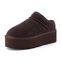 CUSHIONAIRE Women's Huggy Genuine Suede Cozy Mule