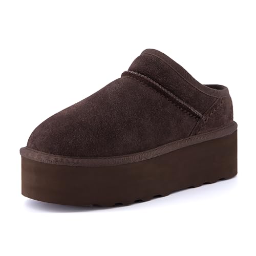 CUSHIONAIRE Women's Huggy Genuine Suede Cozy Mule
