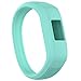 Meifox Garmin vivofit JR Bands for Kids, Solf Silicone Replacement Band with Garmin Vivofit JR/Vivofit JR 2 / Vivofit 3 (Teal, Small)