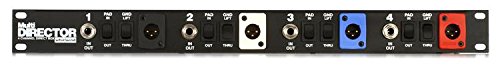Whirlwind MultiDirector 4-Channel Passive Instrument Direct Box