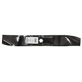 USA Mower Blades (2 MTD610MBP Toothed Extra High-Lift for MTD 4720610 490110M114 7420610A Length 19-1/4in. Width 2-3/4in. Thickness .150in. Center Hole 6 Point Star 38in. Deck