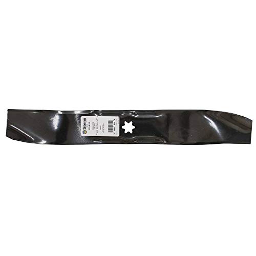 USA Mower Blades (2 MTD610MBP Toothed Extra High-Lift for MTD 4720610 490110M114 7420610A Length 19-1/4in. Width 2-3/4in. Thickness .150in. Center Hole 6 Point Star 38in. Deck
