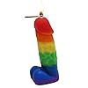 WWWL Creatieve kaars Regenboog Kaarsen Grappige Kaars 18 CM Hoge Vorm Creatieve Thuis Party Decoratie Levert…