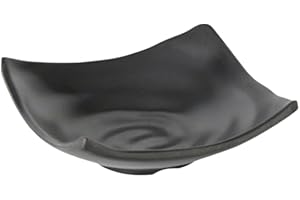 Mini Snack Plate, Multi-grid Fruit Plate Japanese Style Hot Pot Dipping Dish Dried Fruit Dessert Dish Black Sushi Soy Dipping