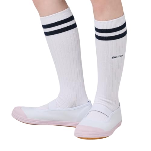 [Beams School] 上履き 18.0-23.5cm 抗菌防臭 黄変防止 ワイドフィット 116250 1 PK235