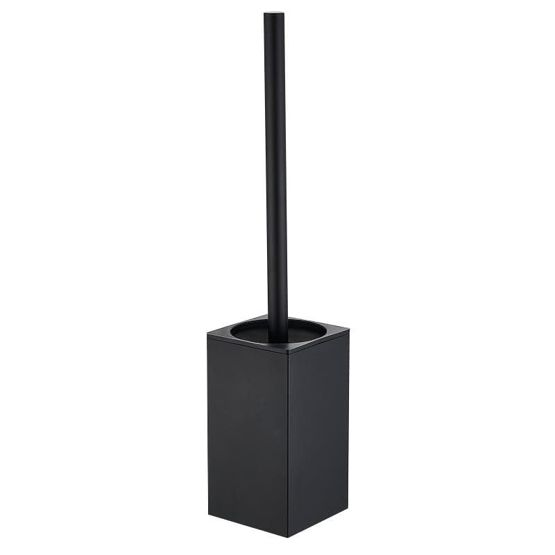 Toilet Brush and Holder, NSCMQSL Toilet Bowel Brush for Cleaning with Stainless Steel Handle,Space Saving for Storage Square Toilet Brush Freestanding