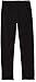 American Hawk Big Boys' Fleece Pant with Open Hem, Black, 10/12