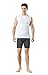 Tesla TM-MUA05-WHT_Small Men's R Neck Sleeveless Muscle Tank Dry Compression Baselayer MUA05