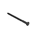 Renovators Supply Manufacturing Lag Bolts 4 in. Black Zinc Plated Steel Lag Screws with Hexagonal Head Pack of 50