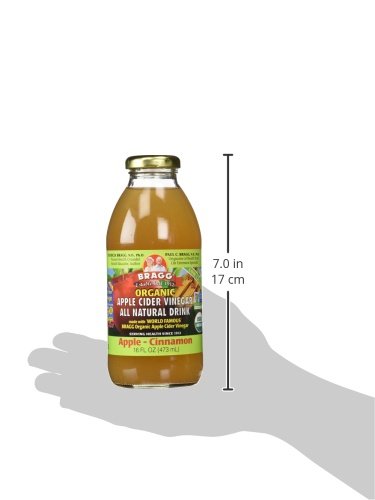 Bragg Organic Apple Cinnamon Apple Cider Vinegar Drink,16 Ounce - 12 per case. - Thumbnail 4