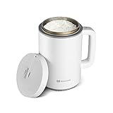 MOKKOM Mini Rice Cooker 2 Cups uncooked, Small