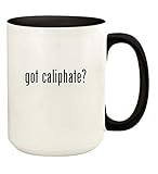 got caliphate? - 15oz Ceramic Colored Handle and