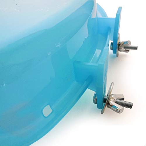 Bonaweite Bird Bathroom Accessory for Pet Parrots, Bird Cage Parrot Supplies Bathing Tub Bath Box with Mirror for Birds